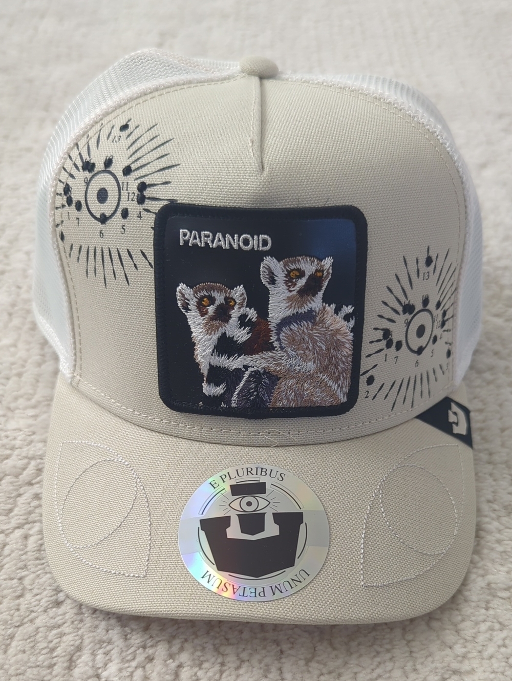 Goorin Bros Paranoid Lemur Animal Farm Snapback Trucker Hat